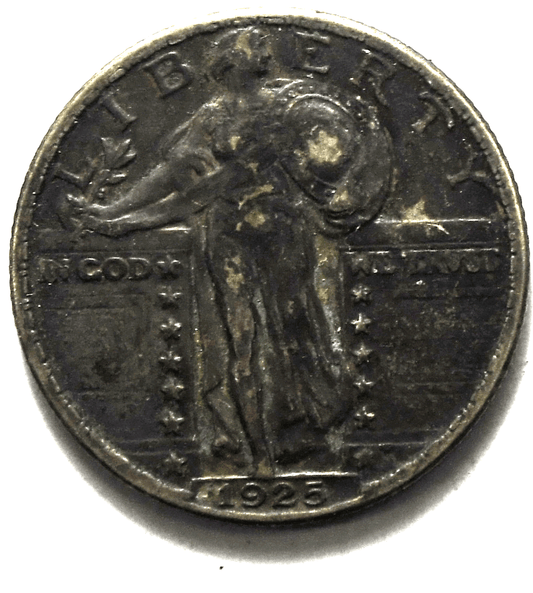 1925 25c Standing Liberty Silver Quarter Philadelphia