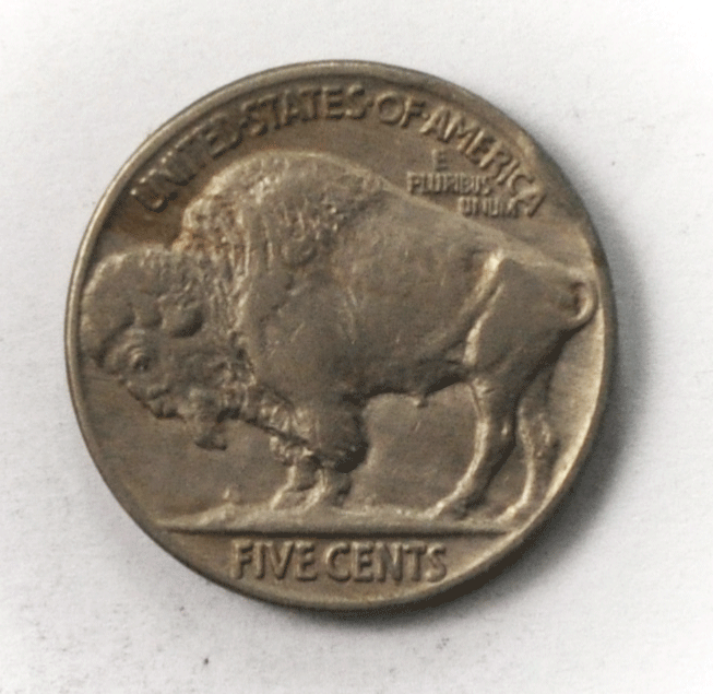 1936 5c Buffalo Nickel Five Cents US AU