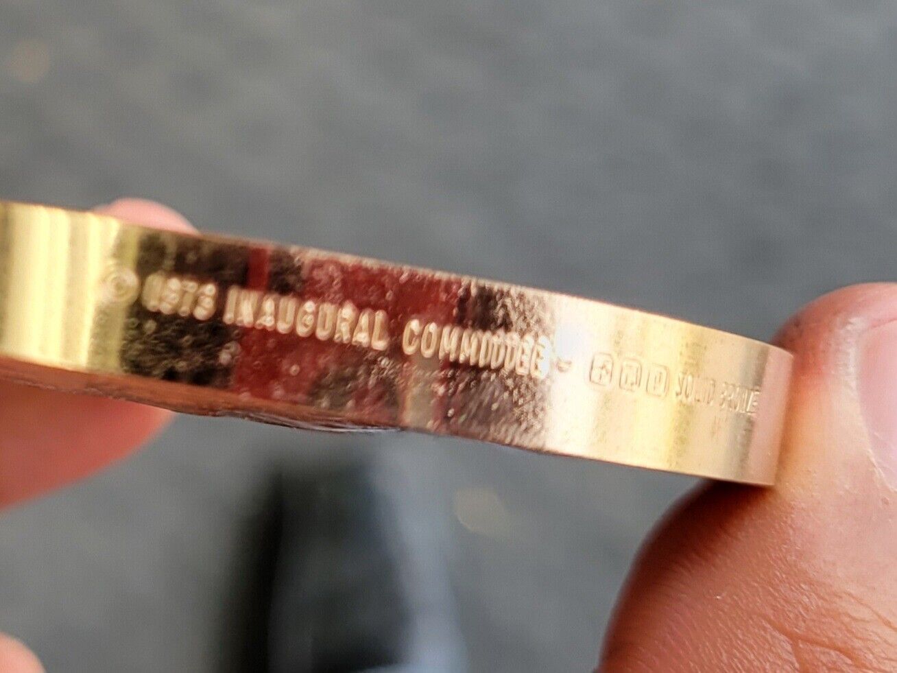 1973 President Richard NIXON / AGNEW INAUGURAL BRONZE PROOF MEDAL Franklin Mint