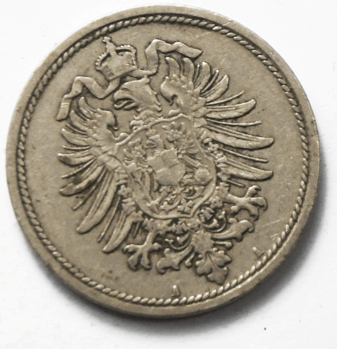 1888 A Germany  Empire 10 Ten Pfennig KM# 4