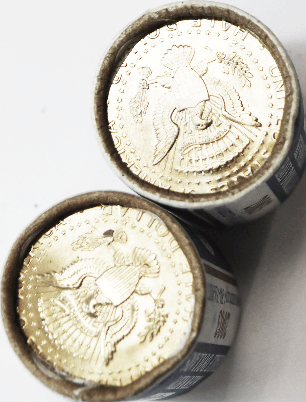 2003 P&D 50c Kennedy Half Dollars 2 Rolls of 20 Uncirculated Denver Philadelphia