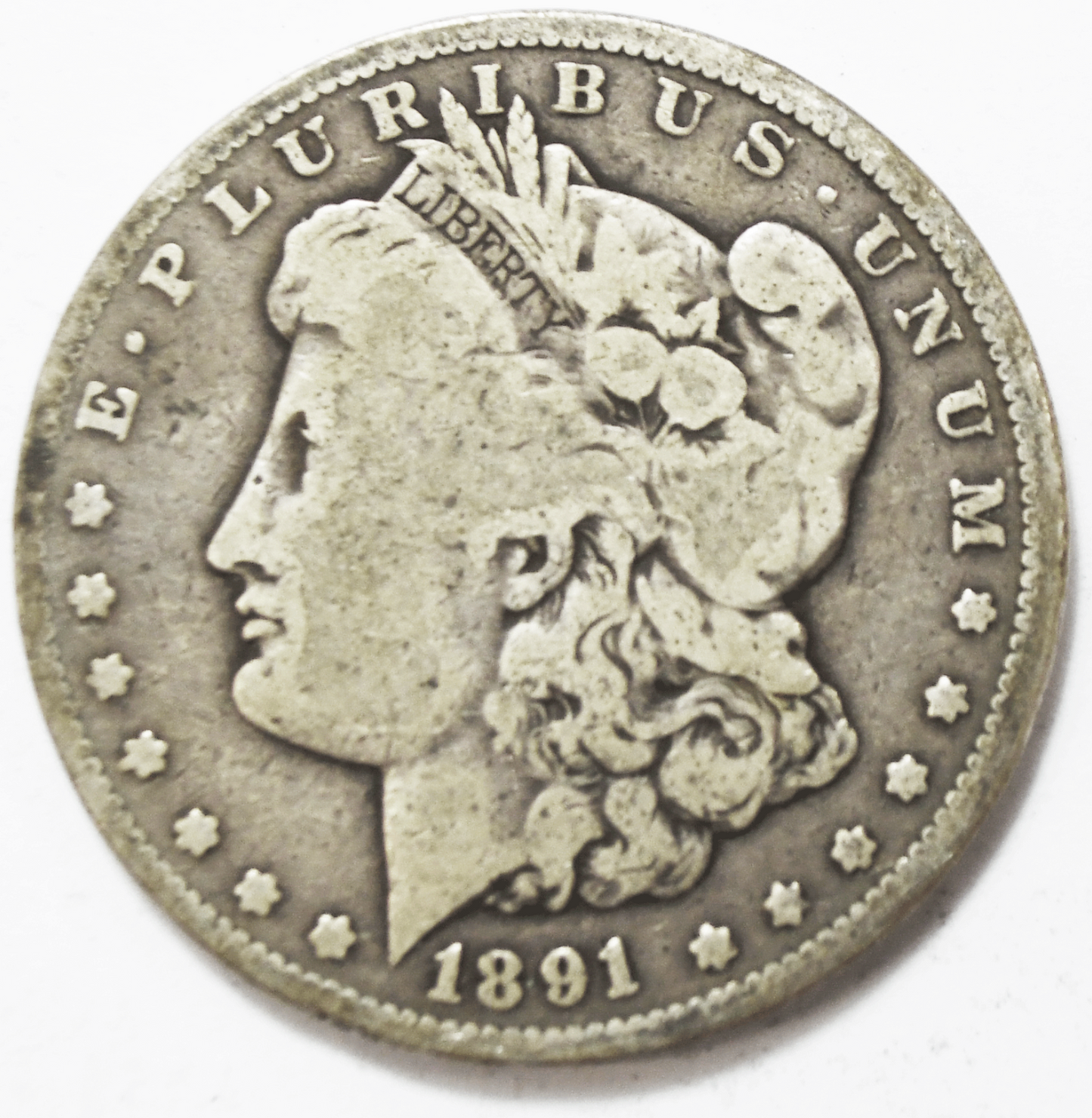 1891 CC $1 Morgan Silver One Dollar Carson City Rare