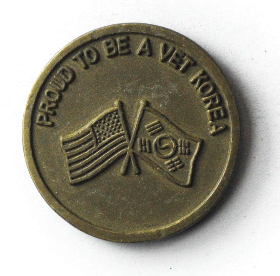 Proud to Be a Vet Korea US Veterans of Foreign Wars Medal 31mm