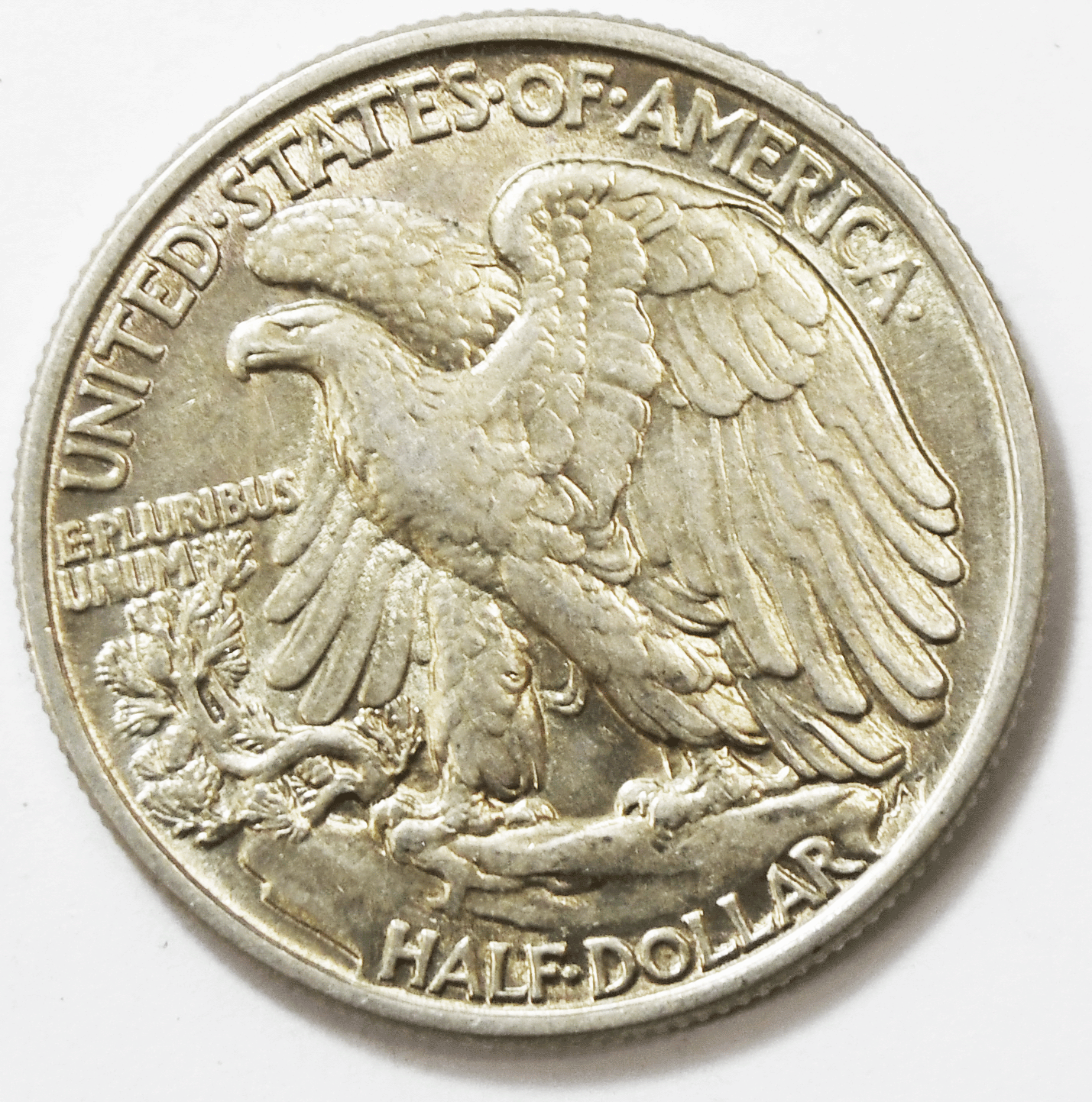 1945 50c Walking Half Dollar Silver Fifty Cents Philadelphia AU
