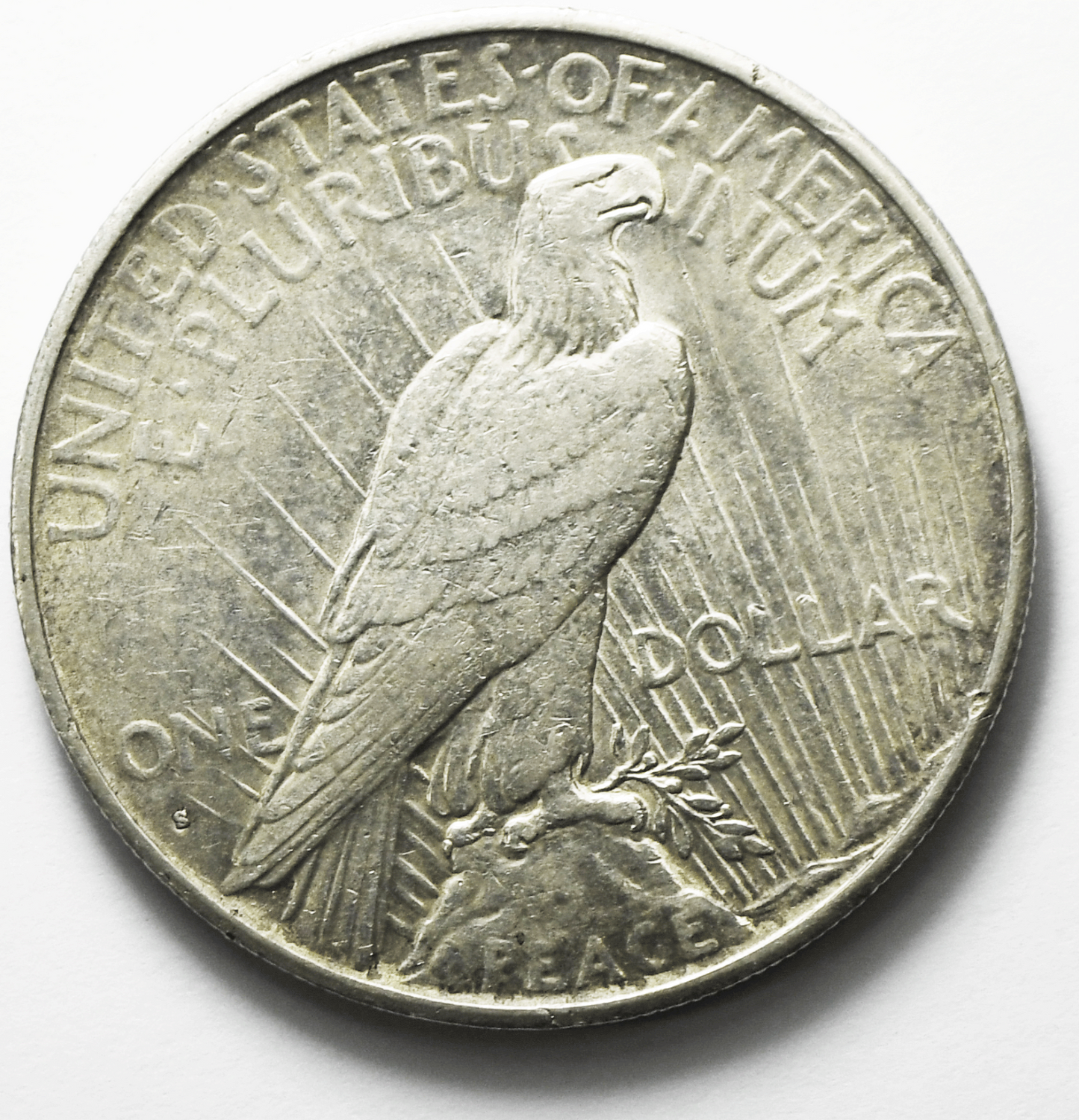 1935 S $1 Peace Silver One Dollar US San Francisco AU