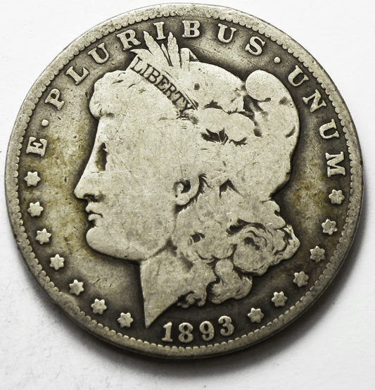 1893 O $1 Morgan Silver One Dollar US Coin New Orleans