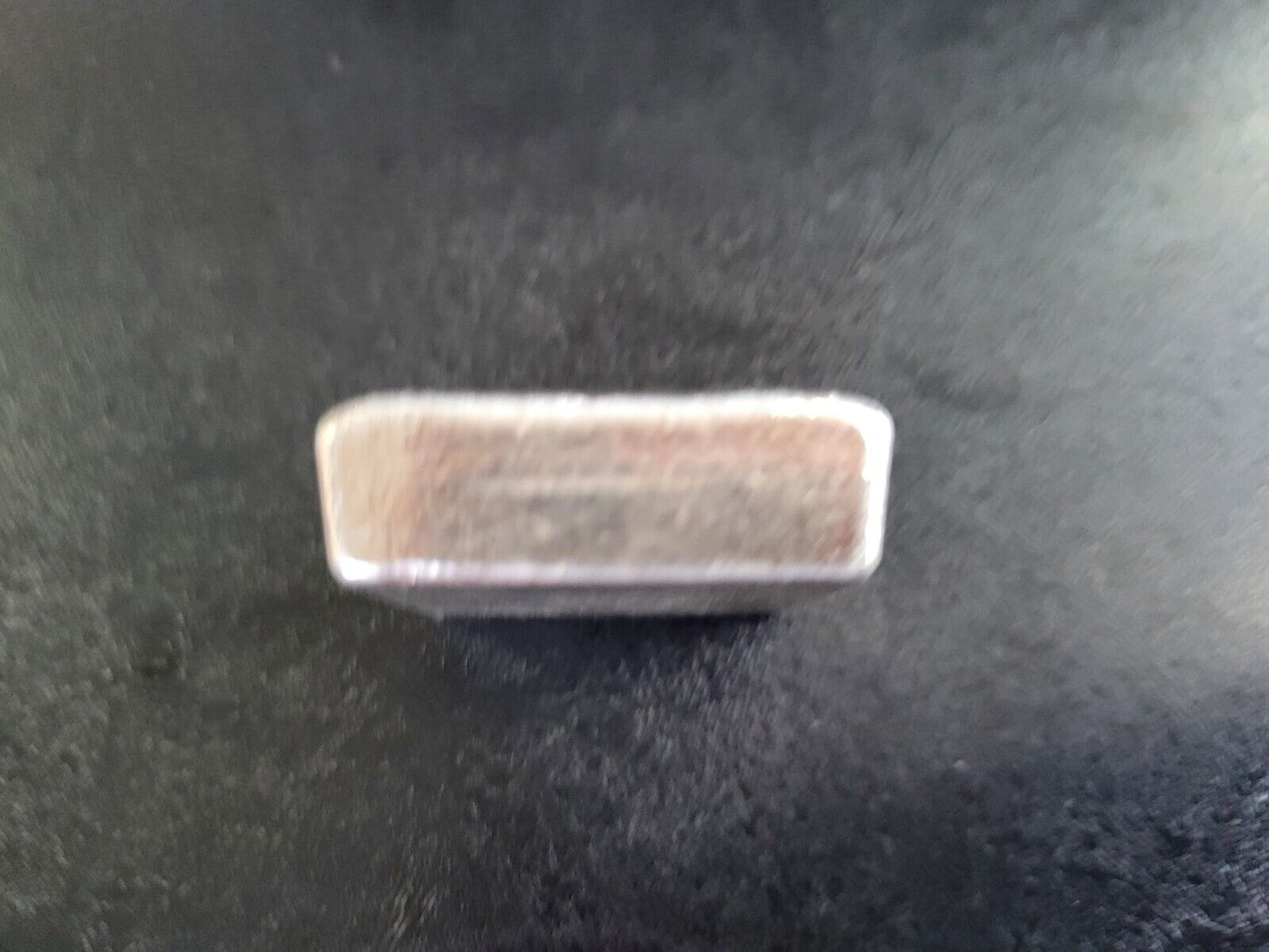 Shiny Bars Poured Silver 5 Troy Oz .999 Fine Silver Poured Square Bar
