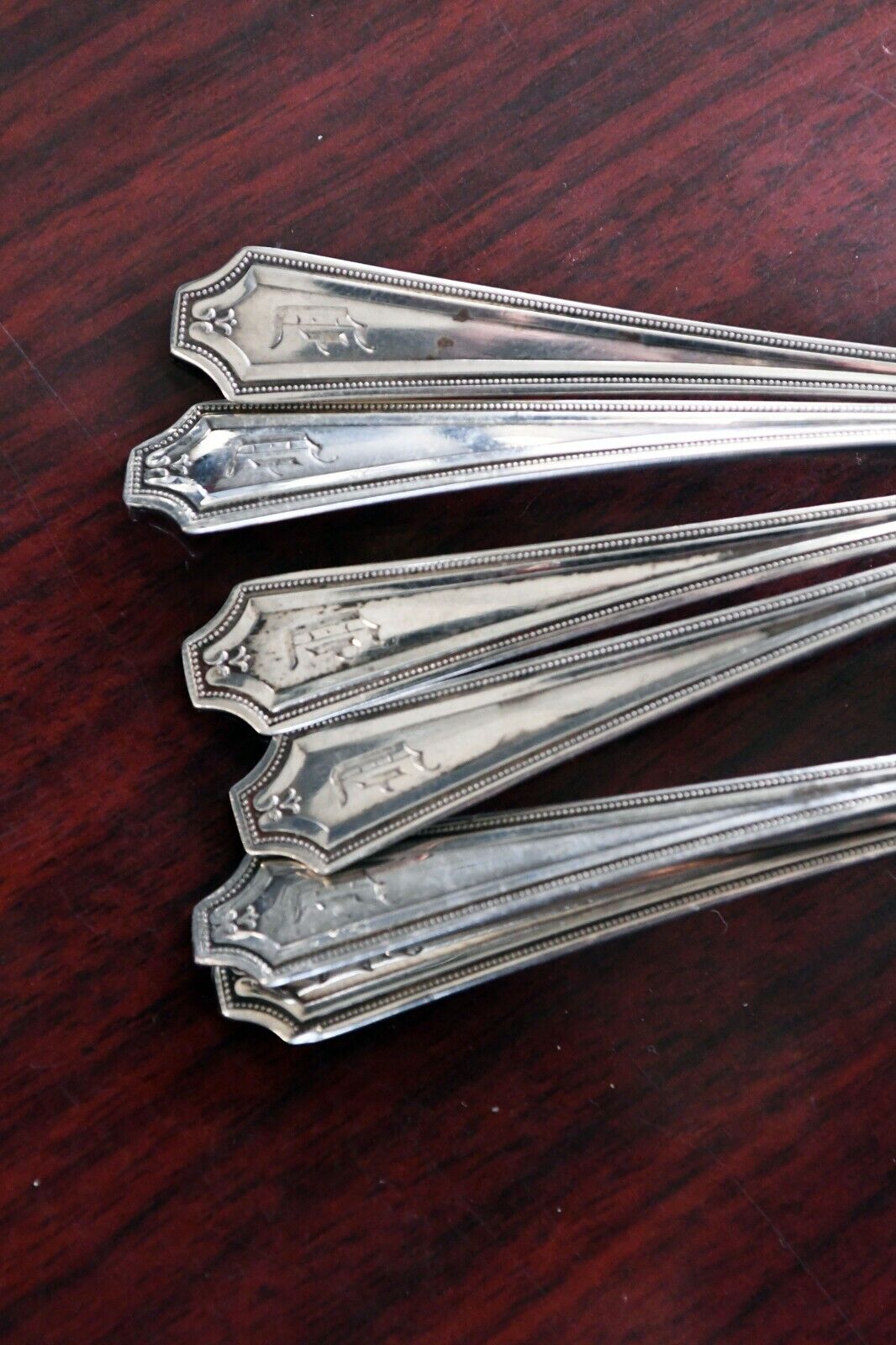 King Albert by Whiting Set of 6 Sterling Silver 4 1/8" Demitasse Spoons 2 oz.
