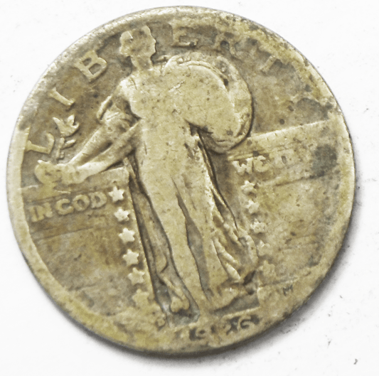 1926 D 25c Standing Liberty Silver Quarter Denver