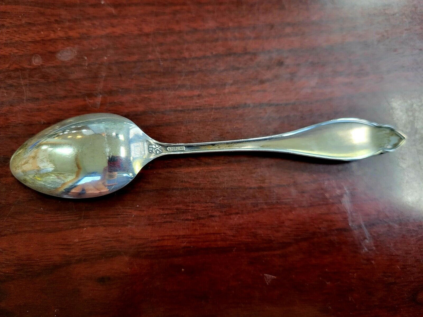 Tacoma Washington Sterling Silver 5 5/8" Souvenir Spoon  .52oz. by Joseph Mayer