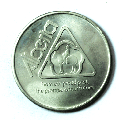 Rimbey 1974 25th Anniversary Alberta Canada Medal 37mm