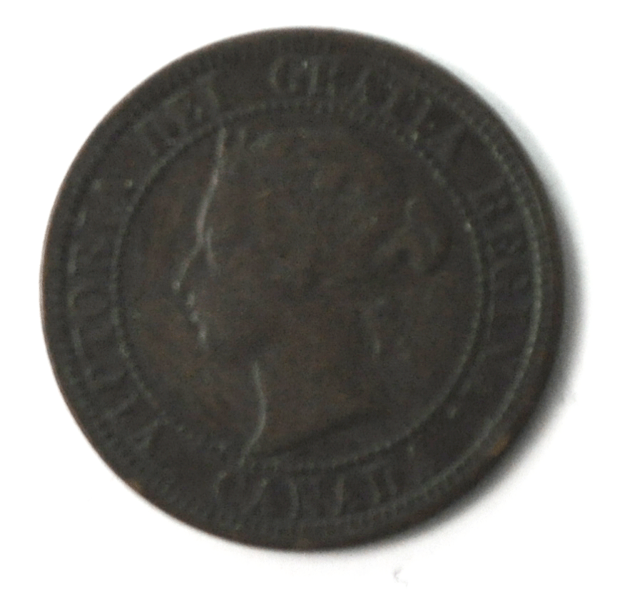 1882 1c Canada One Large Cent KM#7 Bronze