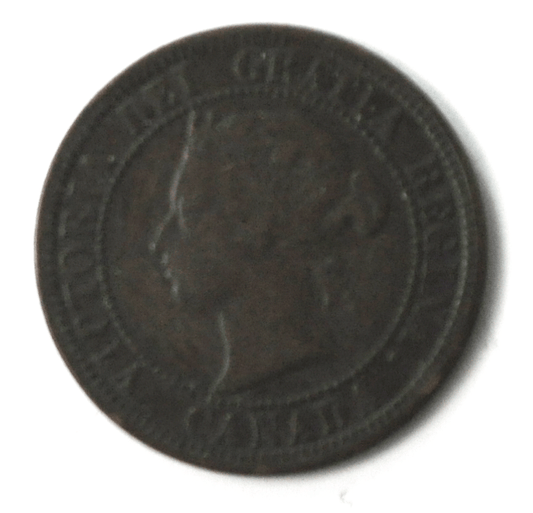 1882 1c Canada One Large Cent KM#7 Bronze