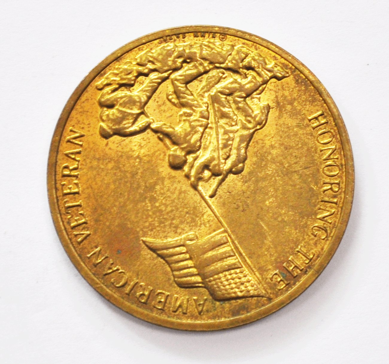 1978 Preserving American Freedom Honoring Veterans Bronze Medal 39mm Iwo Jima