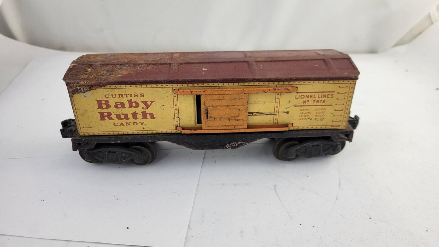 Vintage Lionel Prewar No. 2679 Baby Ruth Box Car O Guage