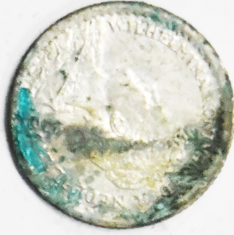 1918 10c Netherlands Ten Cents Silver Coin KM# 145