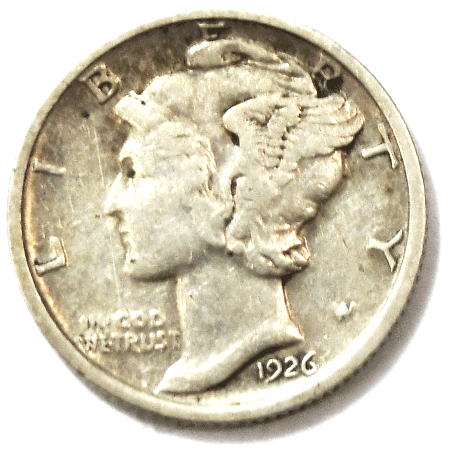 1926 D 10c Mercury Silver Dime Rare Ten Cents Denver