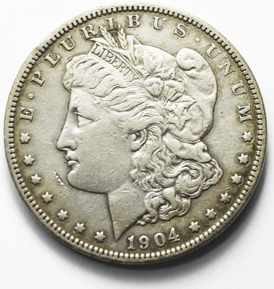 1904 $1 Morgan Silver One Dollar Philadelphia