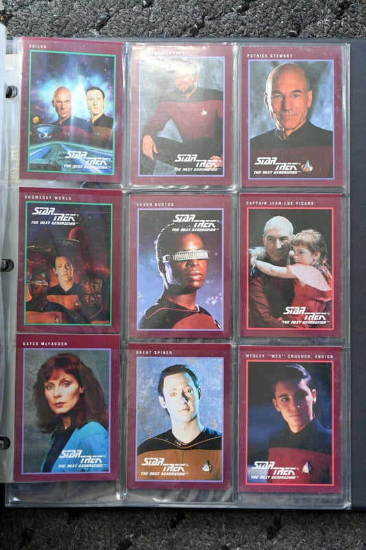 1991 25th Anniversary Star Trek 209 pc. Trading Card Set Impel Paramount