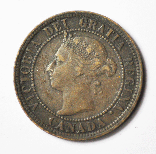 1888 1c Canada One Large Cent KM#7 Bronze