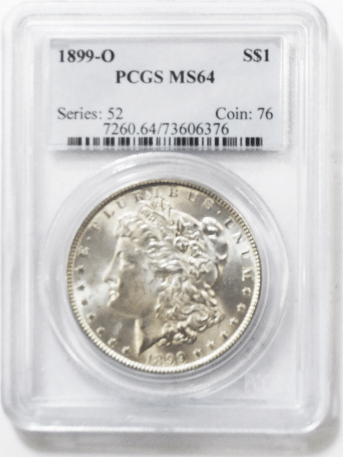 1899 O $1 Morgan Silver One Dollar PCGS MS64 New Orleans