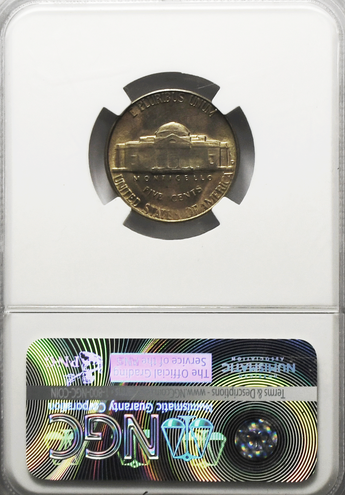 1950 D 5c Jefferson Nickel NGC MS65 BU Denver Five Cents