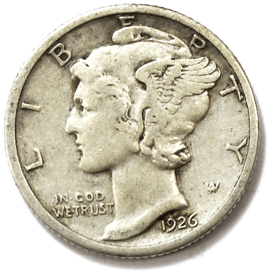 1926 S 10c Mercury Silver Dime Rare Ten Cents San Francisco