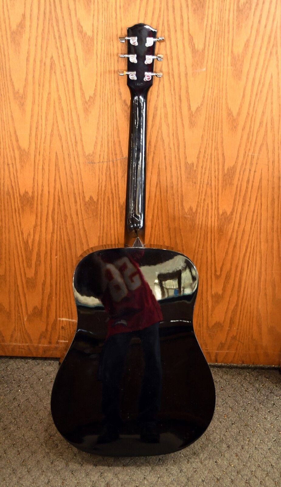 Fender Acoustic Guitar Signed by 13 Cast Members of Lizzie McGuire Disney Cruise