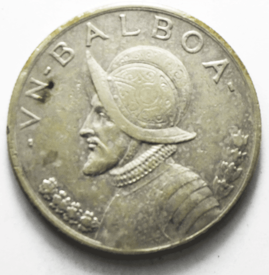 1931 Panama 1 Balboa Silver Coin KM# 13