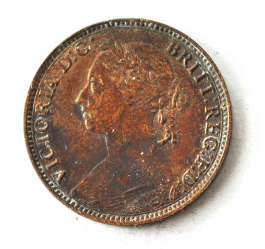 1885 Great Britain Farthing KM# 753 Bronze Coin