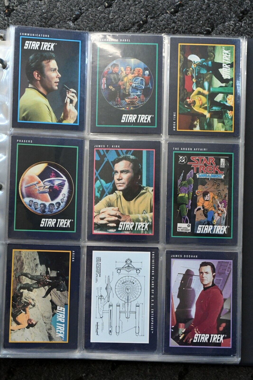 1991 25th Anniversary Star Trek 209 pc. Trading Card Set Impel Paramount