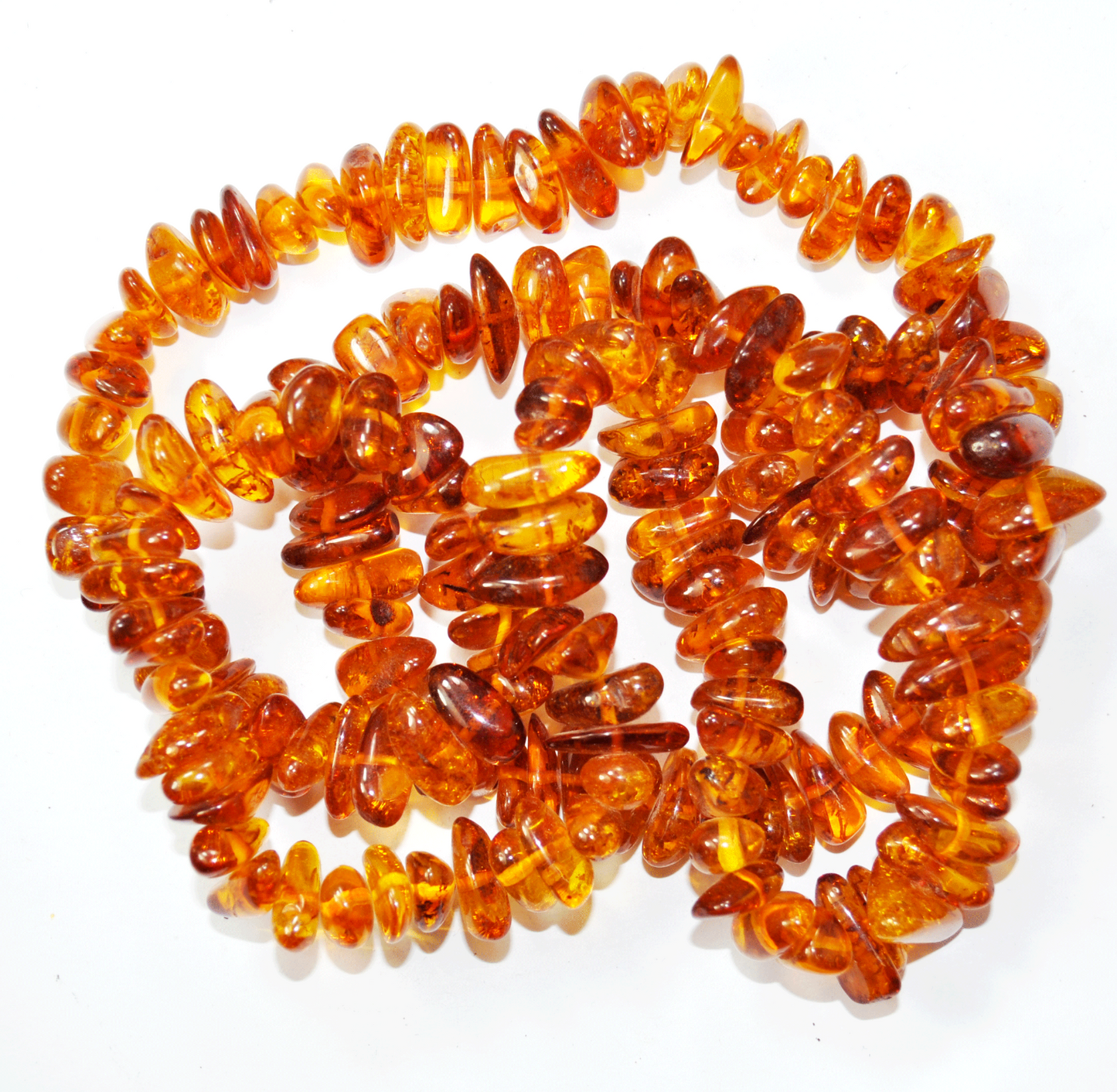 Baltic Amber Bead Chunky Necklace 18mm 36" Rope Cord Honey Cognac