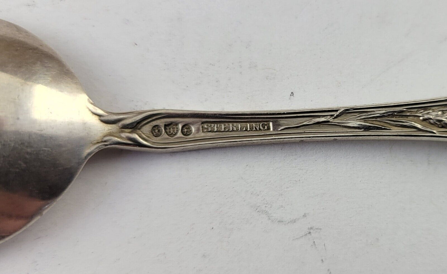 Sterling Texas Alamo State Capital San Jose Cattle .52oz Souvenir Spoon 5 1/2"