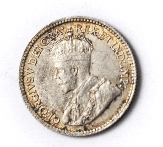 1919 Canada 5 Five Cents Silver Half Dime KM# 22