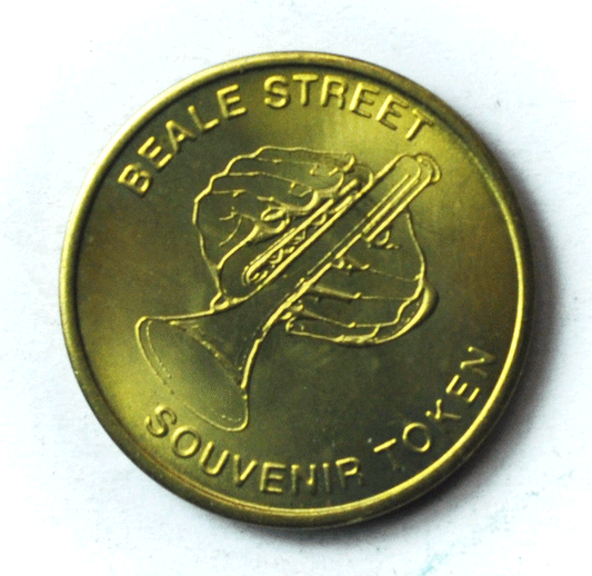 Beale Street Souvenir Token Memphis Tennessee Home of Elvis 23mm