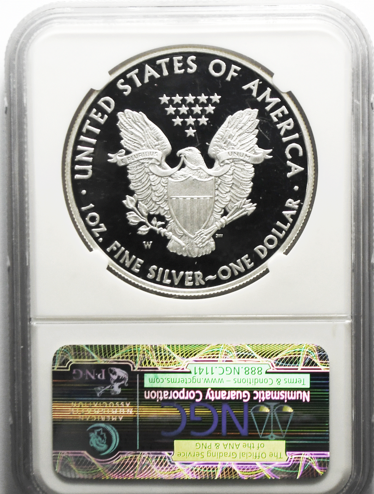 2010 $1 American Proof Silver Eagle 1oz Fine Coin NGC PF70 Ultra Cameo