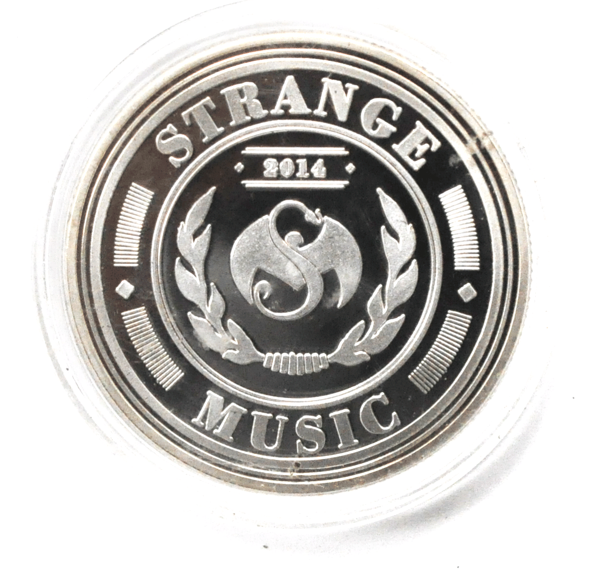 Tech N9ne Collabos Strangeulation 2014 Proof Medal Token 39mm