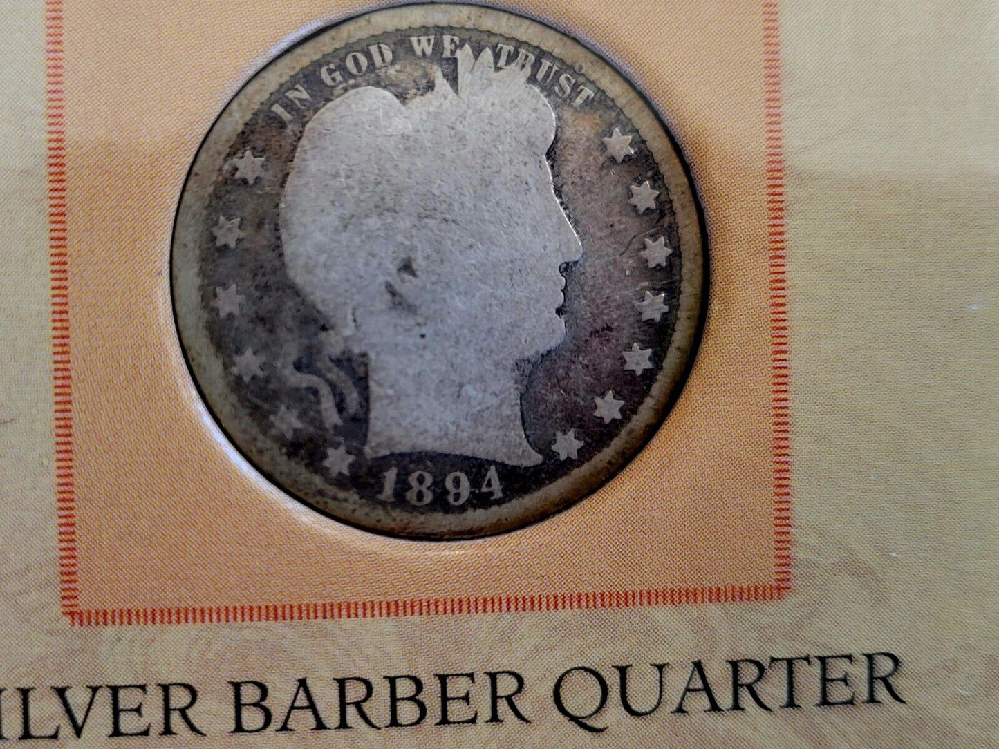 1894 S Barber Quarter