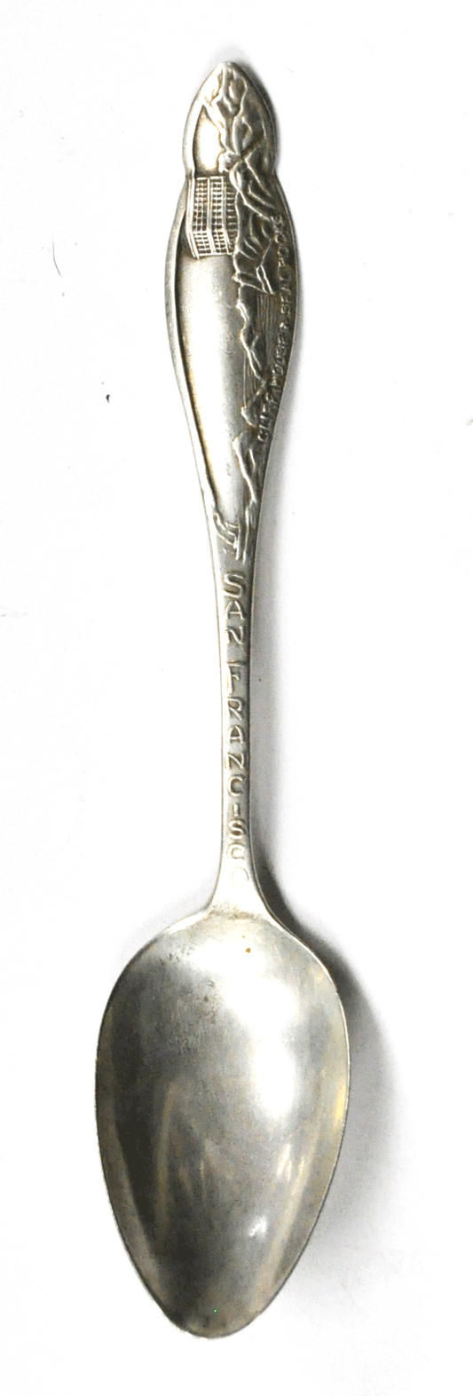 Sterling Silver Joseph Mayer Cliff House Seal Rock San Francisco Spoon 5-1/2"