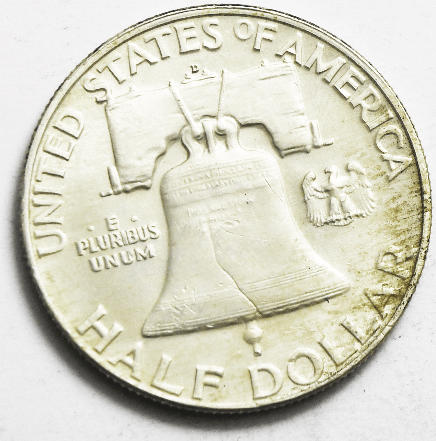 1952 D 50c Franklin Silver Half Dollar Fifty Cents Denver Uncirculated Full Bell