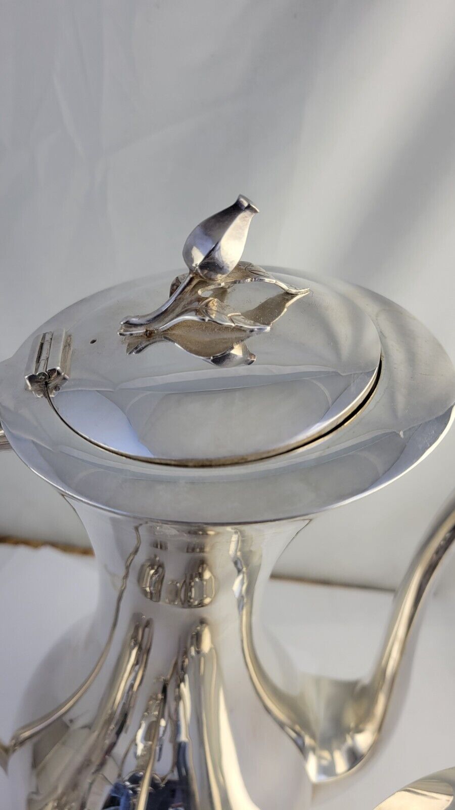 Mid-Century Sterling Silver 5pc. Traveling Tea & Coffee Service Set w/Suitecase