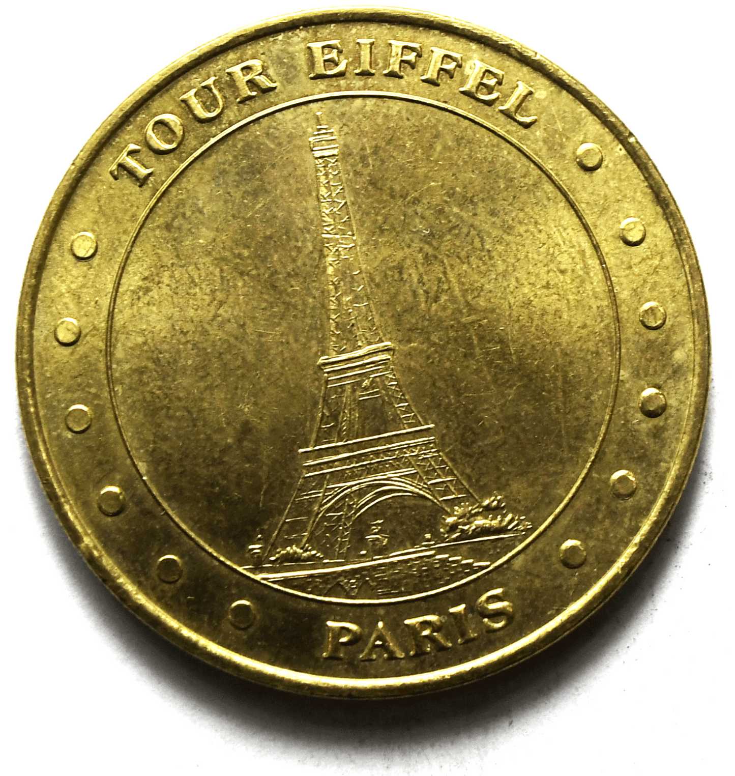 2000 Monnaie De Paris Eiffel Tower Official Medal Souvenir 33mm