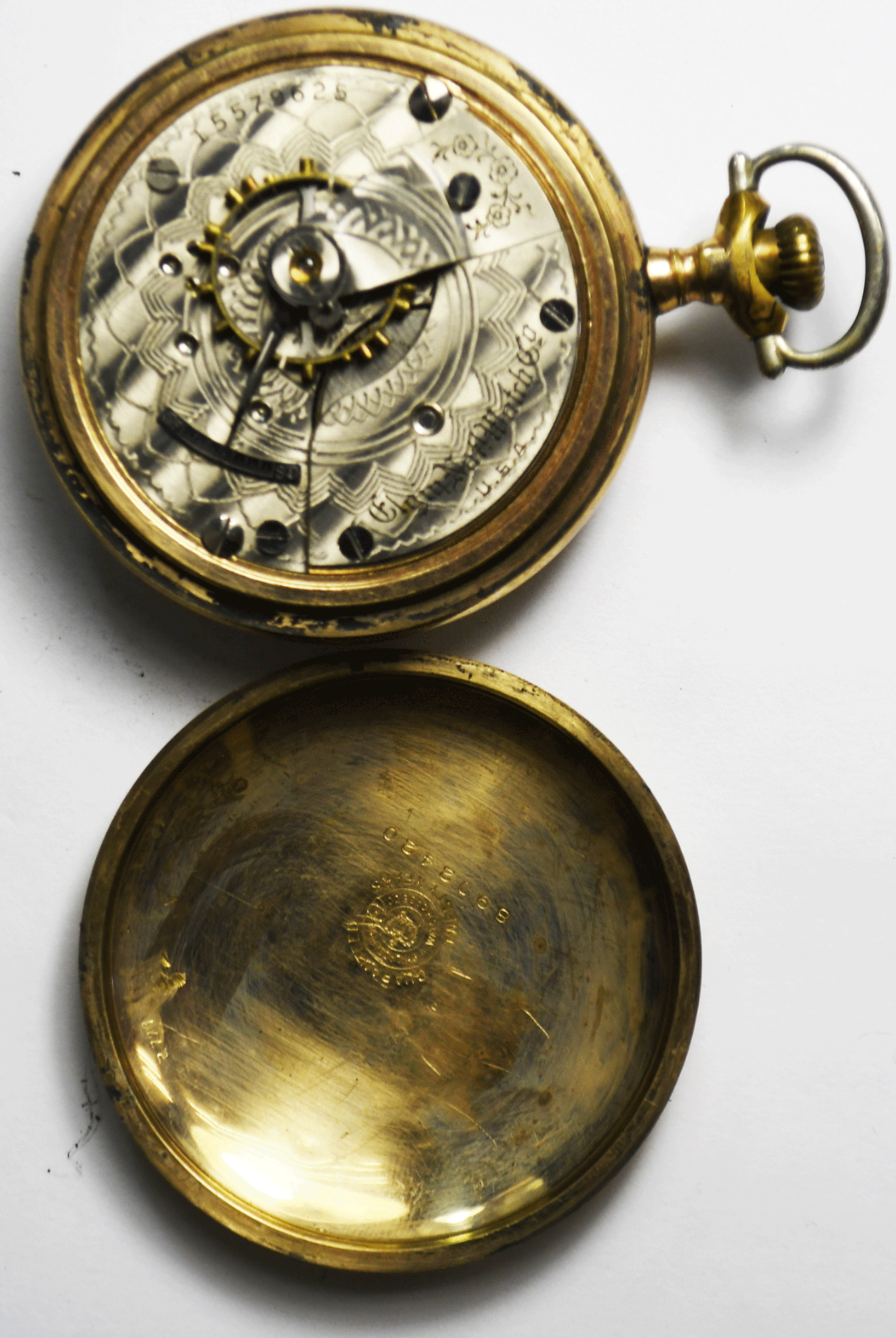 1911 Elgin Size 18 Grade 288 Open Face 20yr GF Pocket Watch