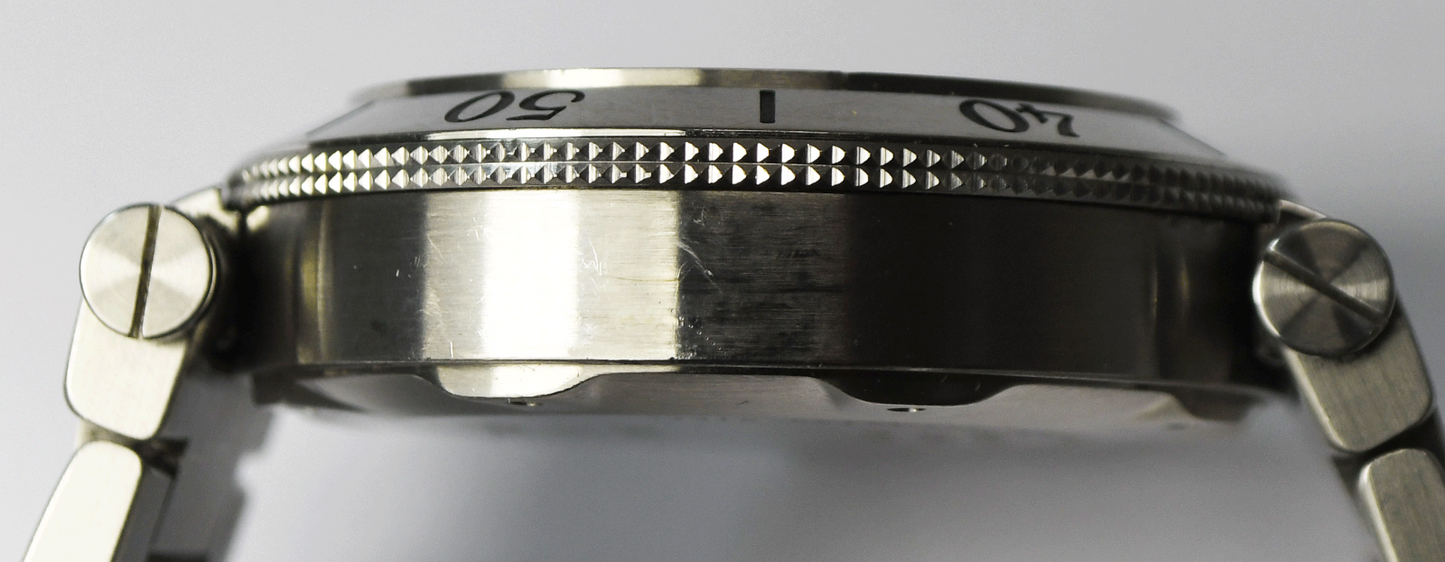 Pasha De Cartier Automatic Date Sea Timer 2790 40mm Stainless Wristwatch