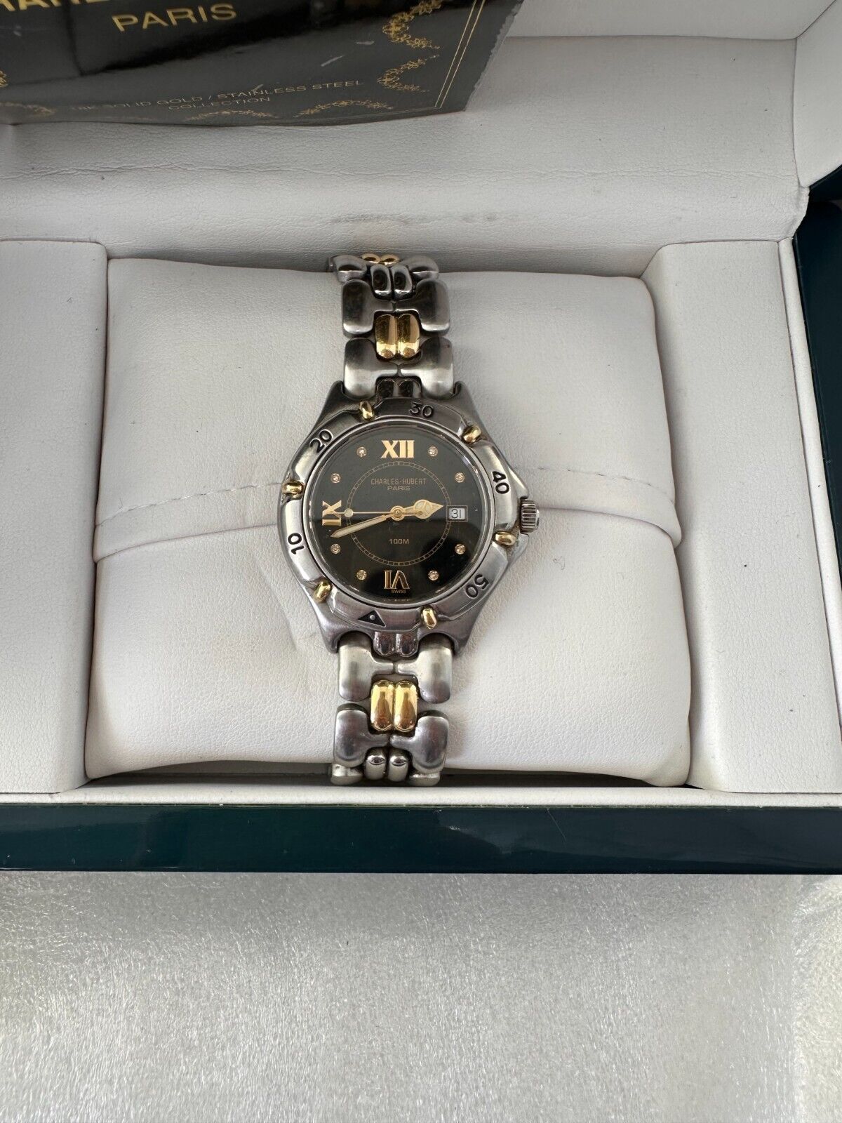 Charles Hubert Paris Watch 18KT/Stainless Steel