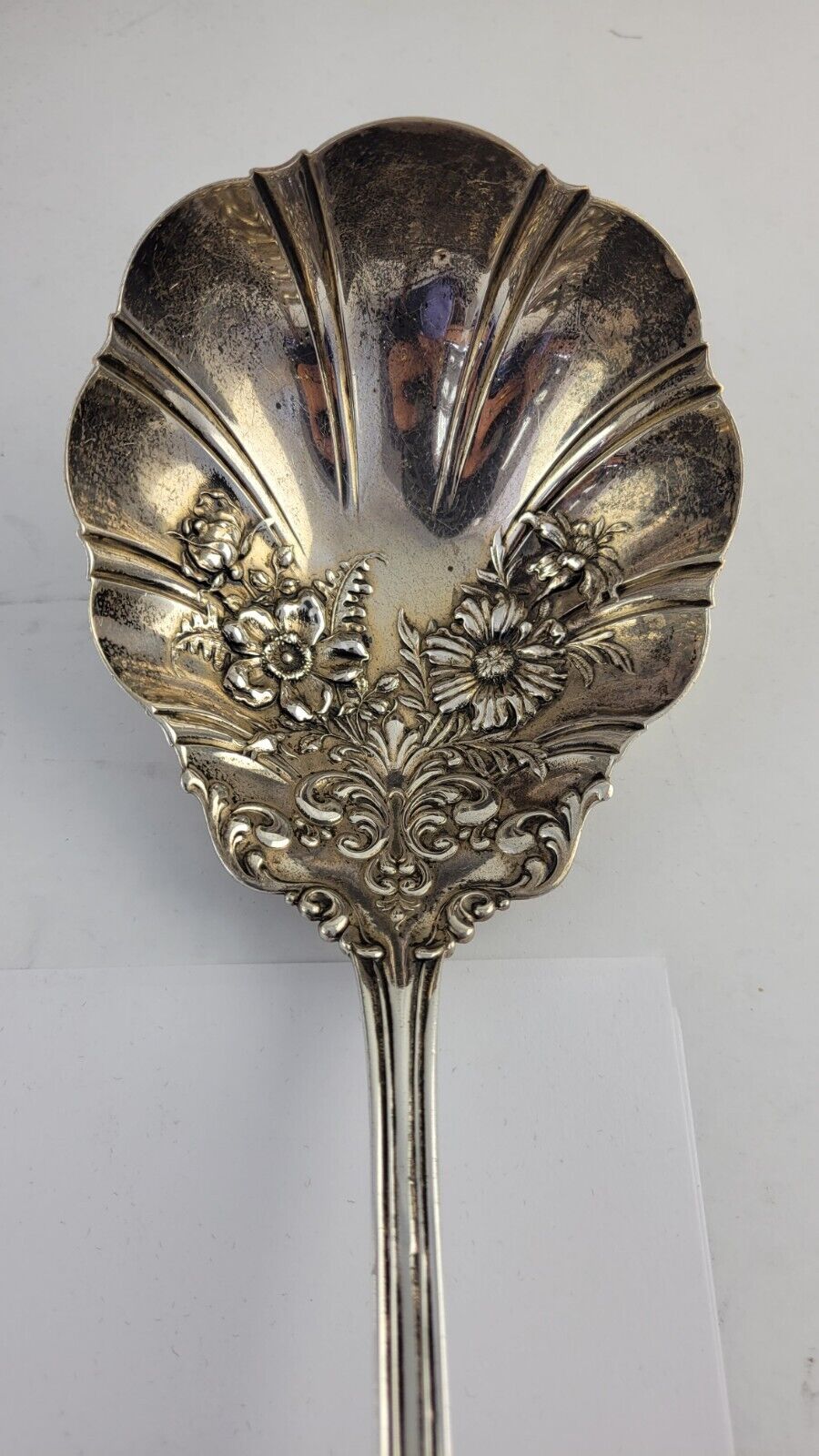 Elegante by Reed and Barton Sterling Silver 13 3/4" Old Style Solid Soup Ladle