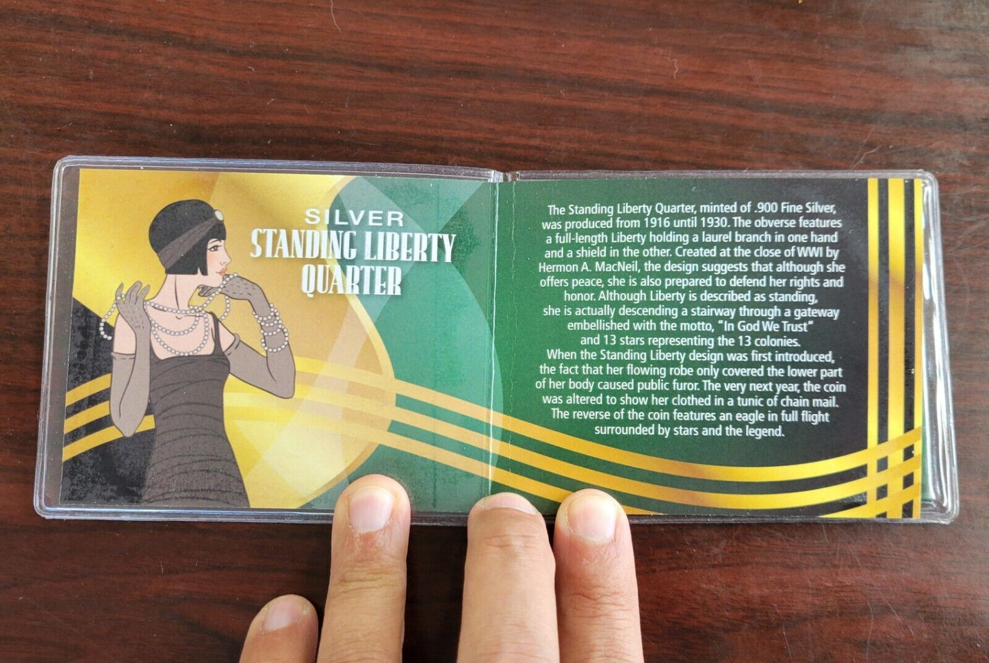 Roaring Twenties 1926 Silver Standing Lberty Quarter 90% Silver