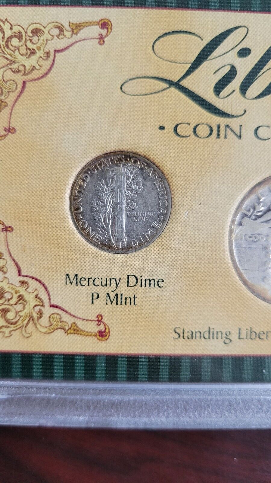 Liberty Coin Collection Mercury Dimes & Standing Liberty Quarter Encapsulated