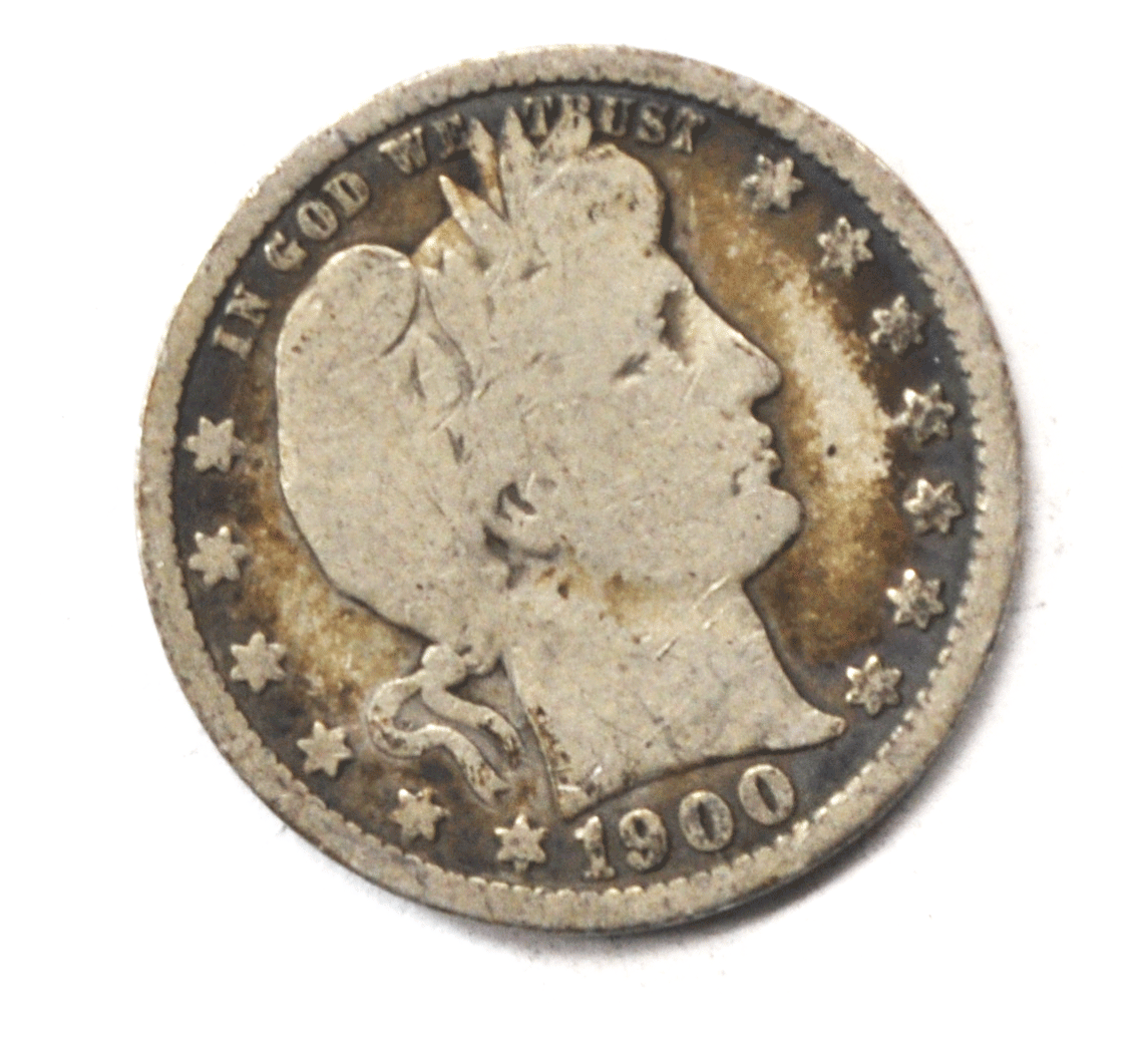1900 Barber Silver Quarter Dollar Rare Twenty Five Cents Philadelphia