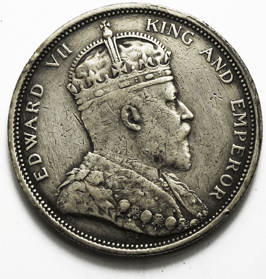 1903 $1 Straits Settlements Silver Trade Dollar Coin KM#25